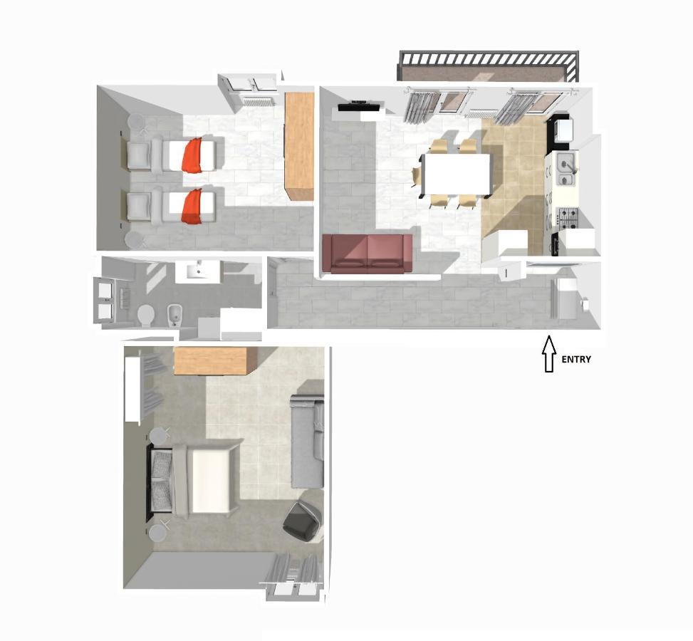 פאביה Lab3 City Private Apartment - 2 Bedrooms מראה חיצוני תמונה